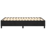 vidaXL Posteľný rám na boxspring čierny 120x200 cm zamat – Obrázok 6
