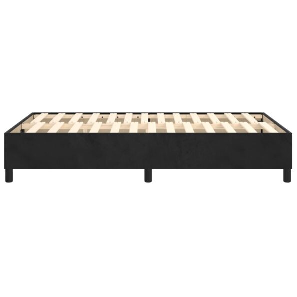 vidaXL Posteľný rám na boxspring čierny 120x200 cm zamat – Obrázok 6