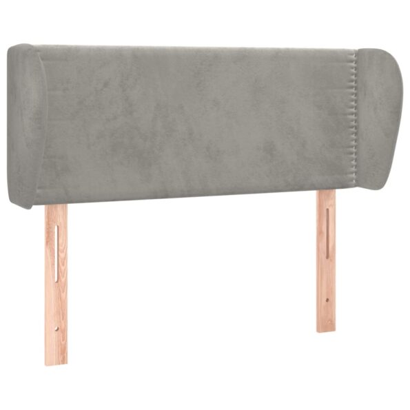 VXL8720287249108_a_en_hd_1.jpg vidaXL Čelo postele so záhybmi bledosivý 103x23x78/88 cm zamat – Obrázok 2
