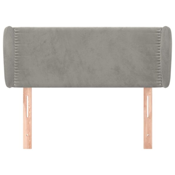 VXL8720287249108_g_en_hd_1.jpg vidaXL Čelo postele so záhybmi bledosivý 103x23x78/88 cm zamat – Obrázok 3