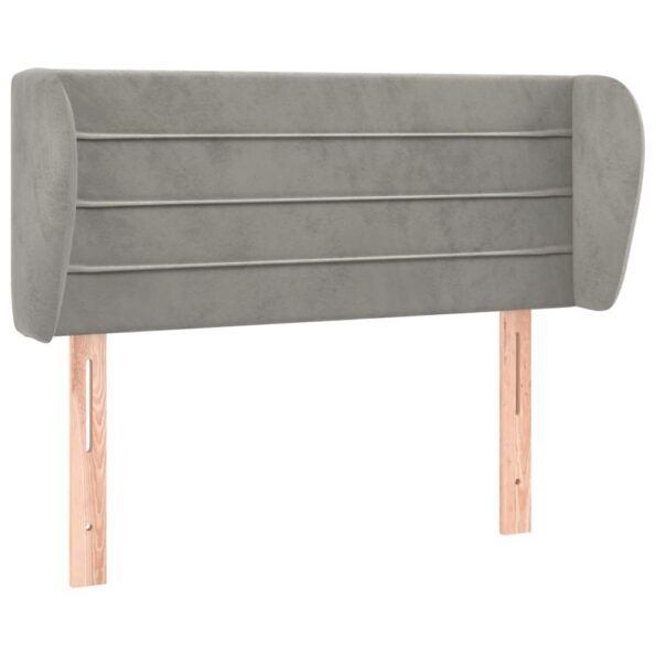 VXL8720287251842_a_en_hd_1.jpg vidaXL Čelo postele so záhybmi bledosivé 93x23x78/88 cm zamat – Obrázok 2