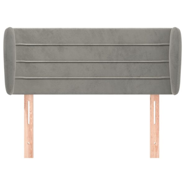 VXL8720287251842_g_en_hd_1.jpg vidaXL Čelo postele so záhybmi bledosivé 93x23x78/88 cm zamat – Obrázok 3