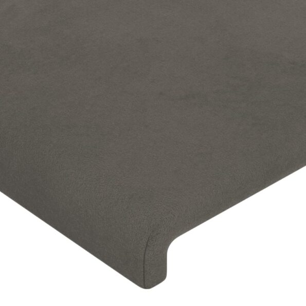 VXL8720287255772_g_en_hd_3.jpg vidaXL Čelo postele so záhybmi tmavosivé 93 x 23 x 118/128 cm zamat – Obrázok 5