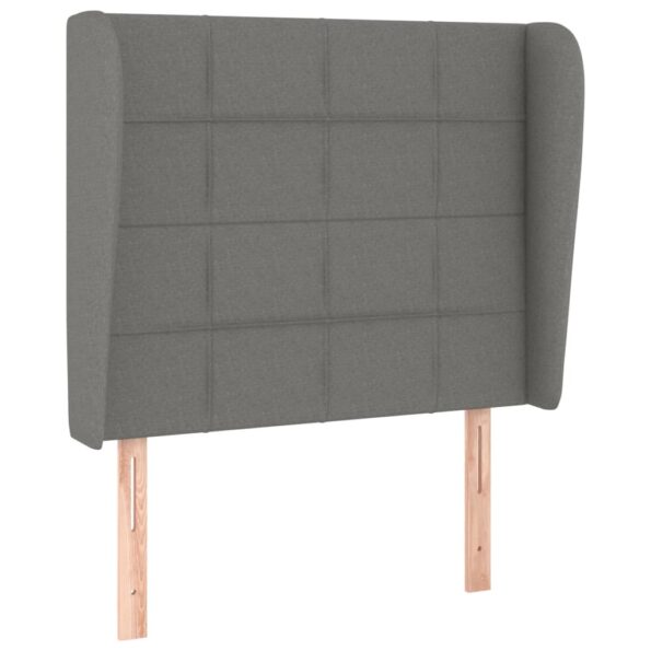 VXL8720287257950_a_en_hd_1.jpg vidaXL Čelo postele so záhybmi tmavosivé 83x23x118/128 cm látka – Obrázok 2