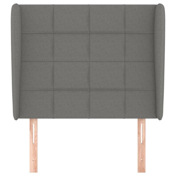 VXL8720287257950_g_en_hd_1.jpg vidaXL Čelo postele so záhybmi tmavosivé 83x23x118/128 cm látka – Obrázok 3