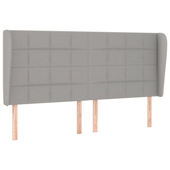 VXL8720287258346_a_en_hd_1.jpg vidaXL Čelo postele so záhybmi bledosivé 183x23x118/128 cm látka – Obrázok 2
