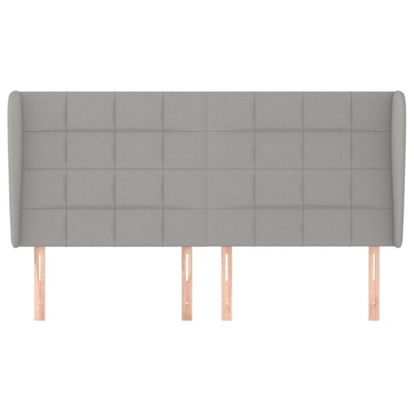 VXL8720287258346_g_en_hd_1.jpg vidaXL Čelo postele so záhybmi bledosivé 183x23x118/128 cm látka – Obrázok 3