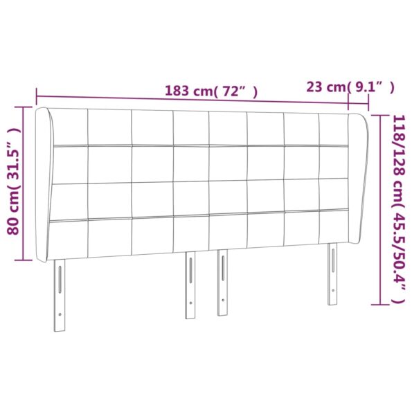 VXL8720287258346_g_en_hd_7.jpg vidaXL Čelo postele so záhybmi bledosivé 183x23x118/128 cm látka – Obrázok 9