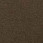 vidaXL Čelo postele so záhybmi tmavohendé 103x16x78/88 cm látka – Obrázok 6