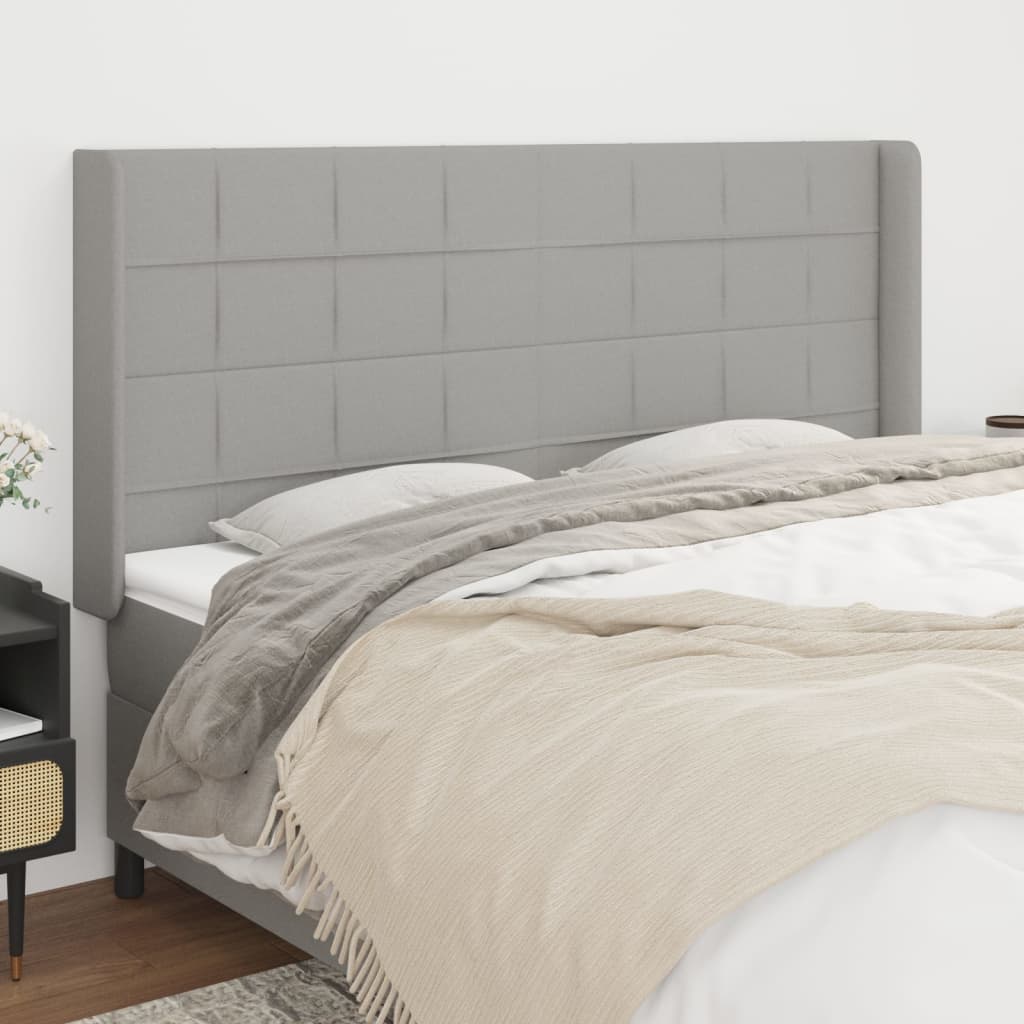 VXL8720287274582_m_en_hd_1.jpg vidaXL Čelo postele so záhybmi bledosivé 183x16x118/128 cm látka – Obrázok 1