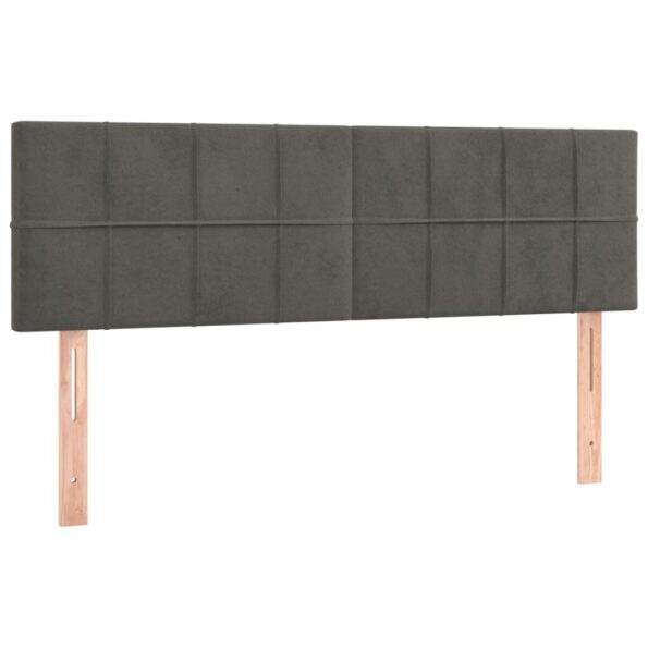 VXL8720287283058_g_en_hd_2.jpg vidaXL Čelo postele s LED tmavosivé 144x5x78/88 cm zamat – Obrázok 4