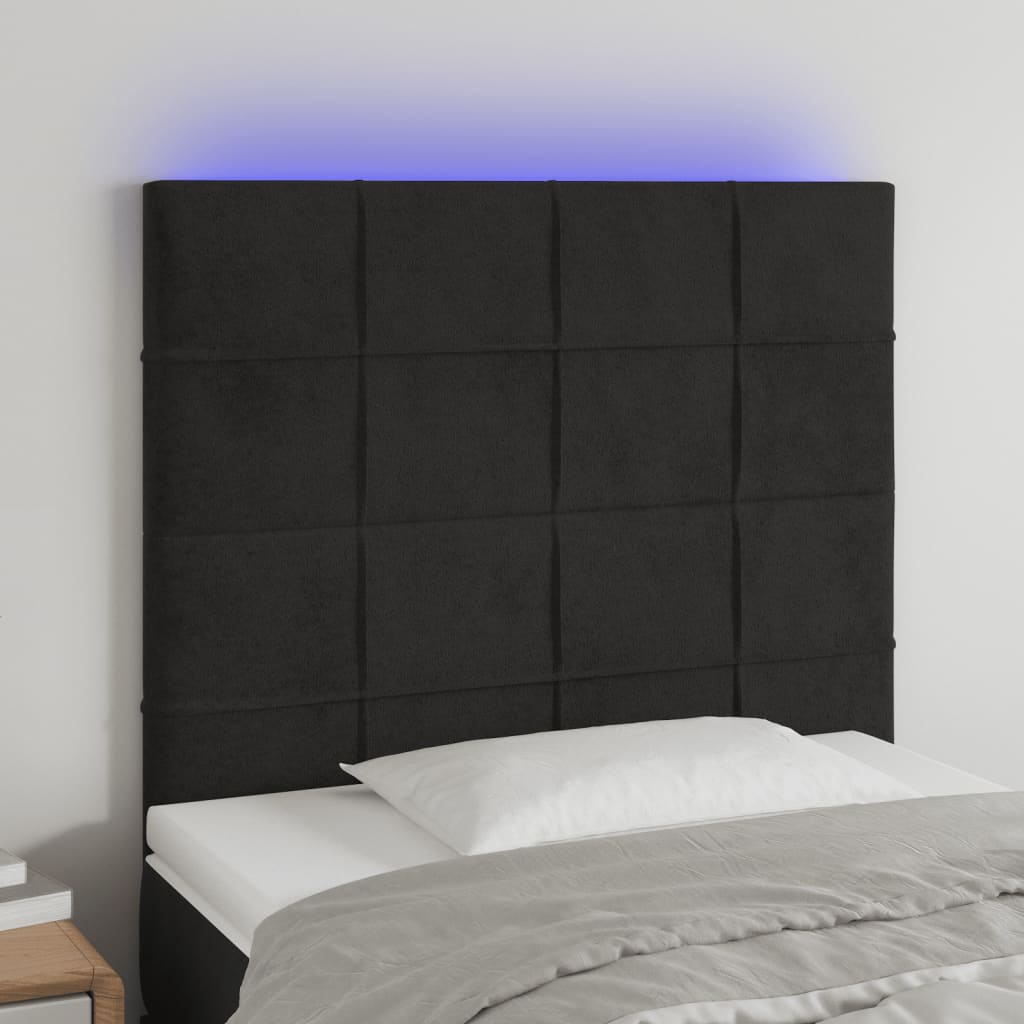 VXL8720287291008_m_en_hd_1.jpg vidaXL Čelo postele s LED čierne 80x5x118/128 cm zamat – Obrázok 1