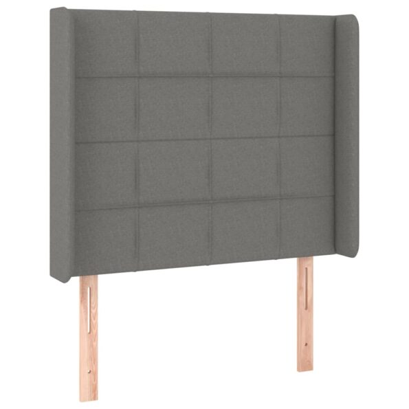 VXL8720287306672_g_en_hd_1.jpg vidaXL Čelo postele s LED tmavosivé 83x16x118/128 cm látka – Obrázok 3