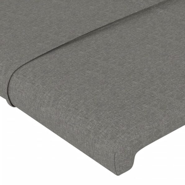 VXL8720287306672_g_en_hd_3.jpg vidaXL Čelo postele s LED tmavosivé 83x16x118/128 cm látka – Obrázok 5
