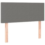 vidaXL Boxspring posteľ s matracom tmavosivá 100x200 cm látka – Obrázok 6