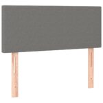 vidaXL Boxspring posteľ s matracom tmavosivá 90x200 cm látka – Obrázok 6