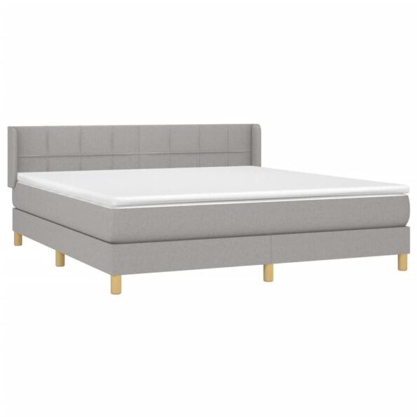 VXL8720287320623_g_en_hd_1.jpg vidaXL Boxspring posteľ s matracom bledosivá 180x200 cm látka – Obrázok 3