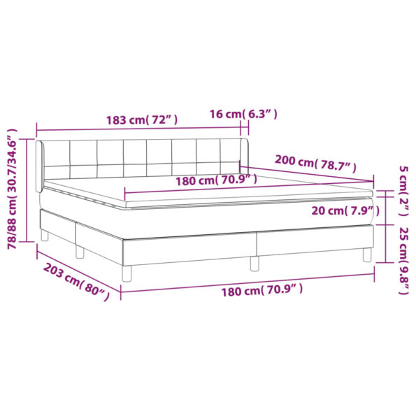 VXL8720287320623_g_en_hd_5.jpg vidaXL Boxspring posteľ s matracom bledosivá 180x200 cm látka – Obrázok 7