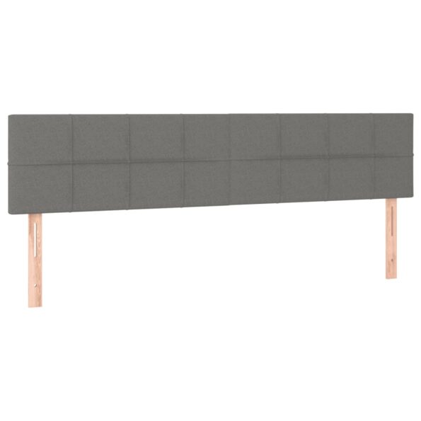 VXL8720287372660_g_en_hd_5.jpg vidaXL Posteľ boxsping s matracom a LED tmavosivá 200x200 cm látka – Obrázok 7