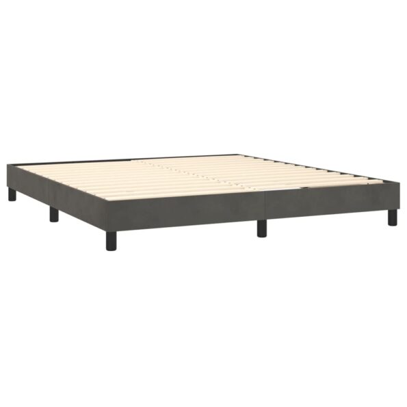 VXL8720287378228_g_en_hd_3.jpg vidaXL Posteľ boxsping s matracom a LED tmavosivá 180x200 cm zamat – Obrázok 5