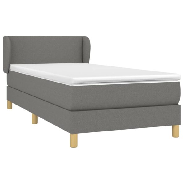 VXL8720287404903_g_en_hd_1.jpg vidaXL Boxspring posteľ s matracom tmavosivá 90x200 cm látka – Obrázok 3