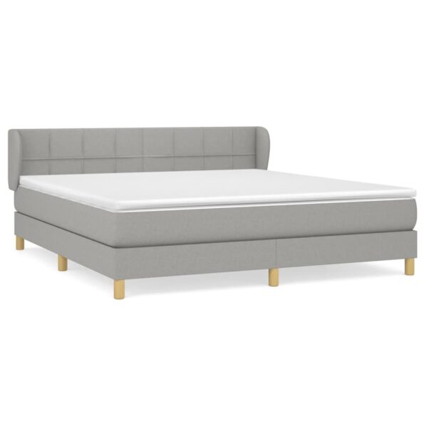 VXL8720287406976_a_en_hd_1.jpg vidaXL Boxspring posteľ s matracom bledosivá 180x200 cm látka – Obrázok 2