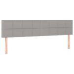 vidaXL Boxspring posteľ s matracom bledosivá 180x200 cm látka – Obrázok 6