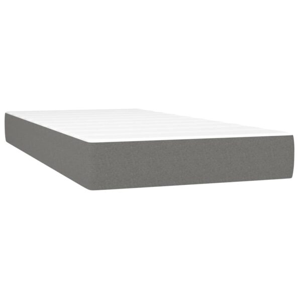 VXL8720287407065_g_en_hd_3.jpg vidaXL Boxspring posteľ s matracom tmavosivá 200x200 cm látka – Obrázok 5