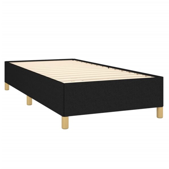 vidaXL Boxspring posteľ s matracom čierna 100x200 cm látka – Obrázok 4