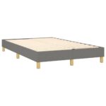 vidaXL Boxspring posteľ s matracom tmavosivý 120x200 cm látka – Obrázok 4