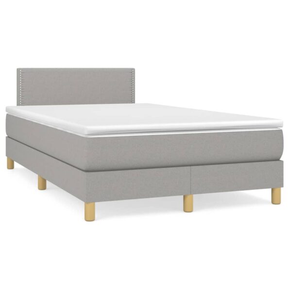 VXL8720287451853_a_en_hd_1.jpg vidaXL Boxspring posteľ s matracom bledosivá 120x200 cm látka – Obrázok 2