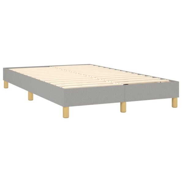 VXL8720287451853_g_en_hd_2.jpg vidaXL Boxspring posteľ s matracom bledosivá 120x200 cm látka – Obrázok 4