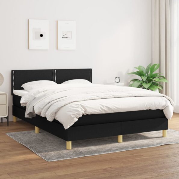 VXL8720287452034_m_en_hd_1.jpg vidaXL Posteľný rám boxspring s matracom čierny 140x200 cm látka – Obrázok 1