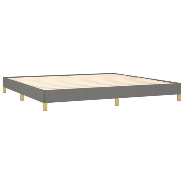 VXL8720287455462_g_en_hd_2.jpg vidaXL Boxspring posteľ s matracom tmavosivá 200x200 cm látka – Obrázok 4