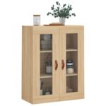 vidaXL Nástenná TV skrinka dub sonoma 69,5x34x90 cm – Obrázok 4