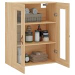 vidaXL Nástenná TV skrinka dub sonoma 69,5x34x90 cm – Obrázok 5