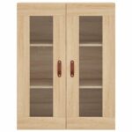 vidaXL Nástenná TV skrinka dub sonoma 69,5x34x90 cm – Obrázok 6