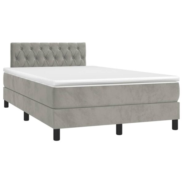 VXL8720845501372_g_en_hd_1.jpg vidaXL Posteľný rám boxsping s matracom bledosivý 120x200 cm zamat – Obrázok 3