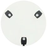 vidaXL Podstavce pod kvetináč 4 ks 28 cm tvrdené sklo okrúhle – Obrázok 3