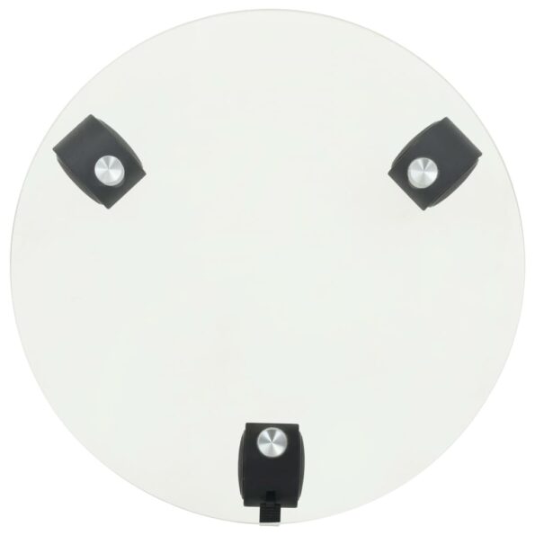 vidaXL Podstavce pod kvetináč 4 ks 28 cm tvrdené sklo okrúhle – Obrázok 3