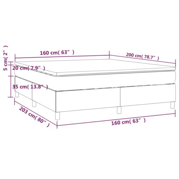 VXL8720845549312_g_en_hd_8.jpg vidaXL Boxspring posteľ s matracom tmavosivá 160x200 cm látka – Obrázok 10
