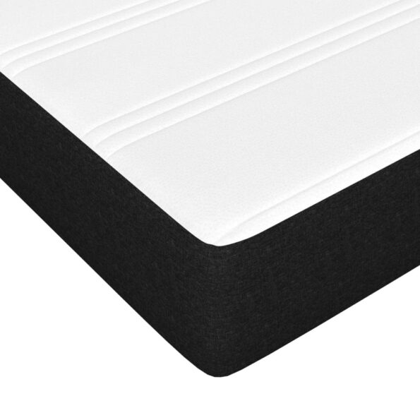 vidaXL Posteľný rám boxspring s matracom čierny 80x200 cm látka – Obrázok 8