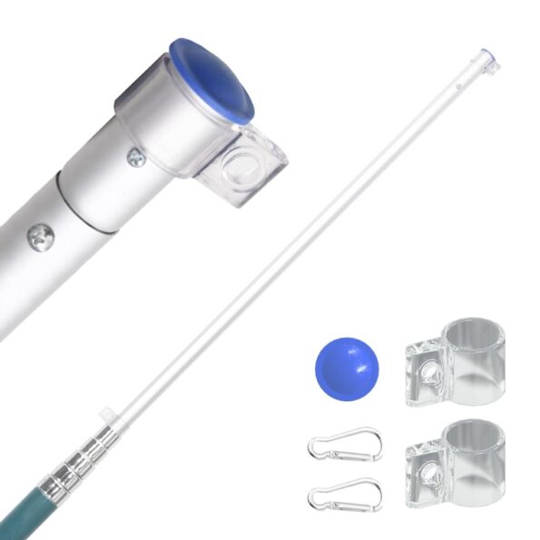 vidaXL Európska vlajka a tyč 5,55 m hliník – Obrázok 3