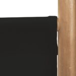 vidaXL Skladací 4-panelový paraván 160 cm bambus a plátno – Obrázok 8
