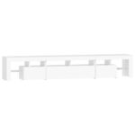 vidaXL TV skrinka s LED svetlami biela 230x36,5x40 cm – Obrázok 8