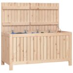 vidaXL Záhradný úložný box 121x55x64 cm masívna borovica – Obrázok 4