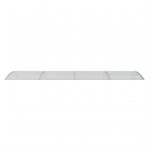 vidaXL Vchodová strieška sivá a priehľadná 350x80 cm polykarbonát – Obrázok 3