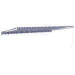 vidaXL Zaťahovacia markíza modrá a biela 5x3 m látka a hliník – Obrázok 5