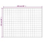 vidaXL Záťažová prikrývka modrá 152x203 cm 7 kg látka – Obrázok 6