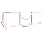 vidaXL Tašky na záhradné vankúše 2 ks čierne 135x40x55 cm polyetylén – Obrázok 8